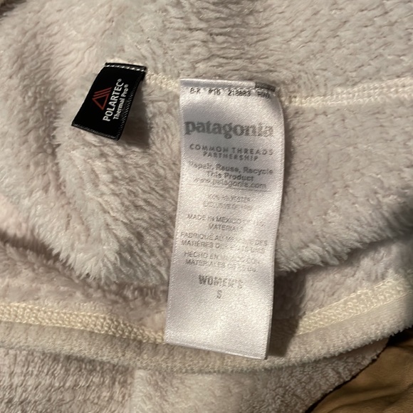 Patagonia Re-Tool Fleece S cream 3/4 - Picture 11 of 11